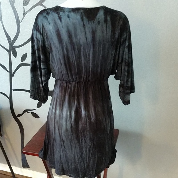 Green Dragon Tye Dye Dress - Picture 3 of 5